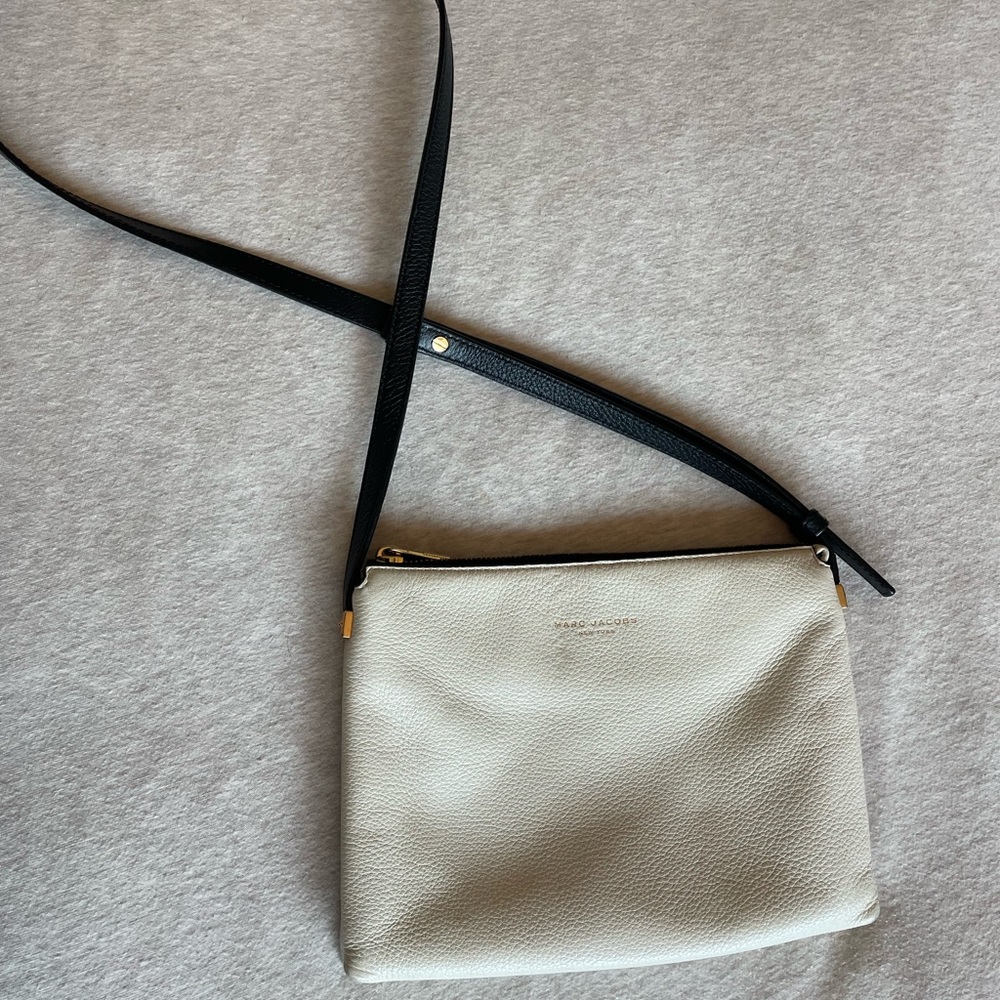 Marc Jacobs white crossbody bag
